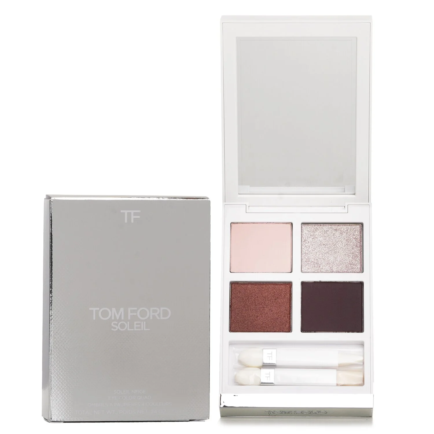 Tom Ford Soleil Neige Eye Color Quad - #01 Black Diamond  7g - Olabens