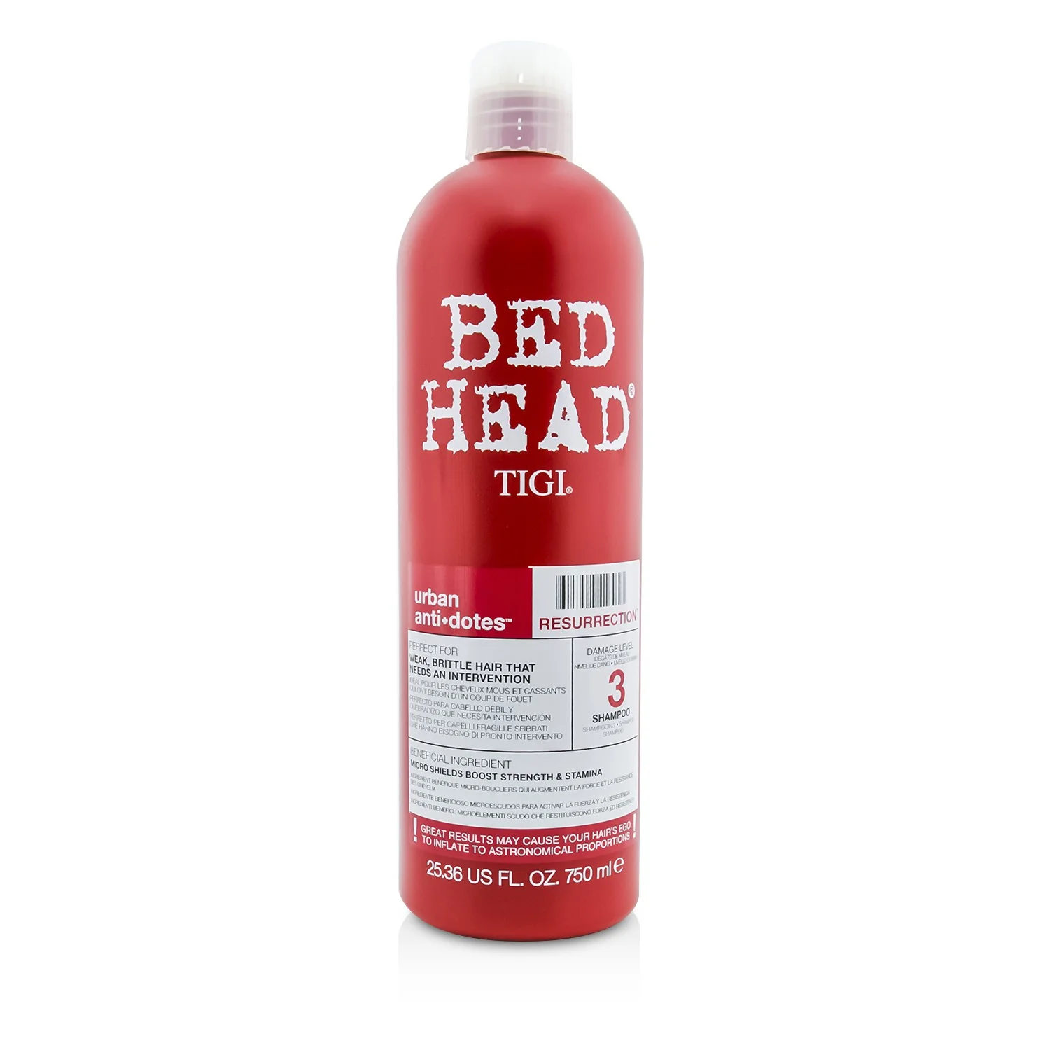 Tigi Bed Head Urban Anti+dotes Resurrection Shampoo  750ml/25.36oz - Olabens