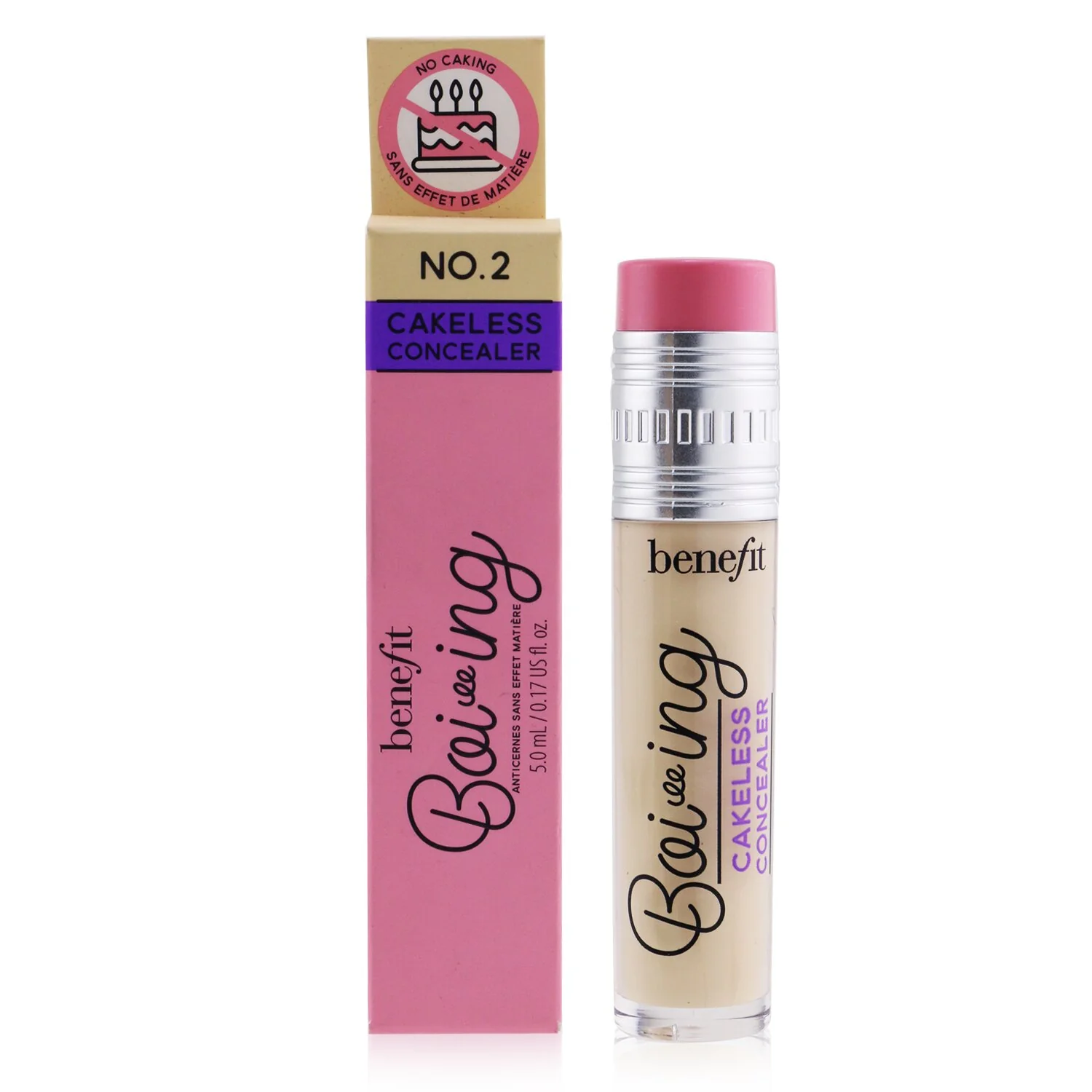 Benefit Boi ing Cakeless Concealer - # 2 Fair Warm  5ml/0.17oz - Olabens