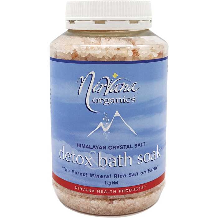 Nirvana Organics Himalayan Crystal Salt Detox Bath Soak 1kg - Olabens
