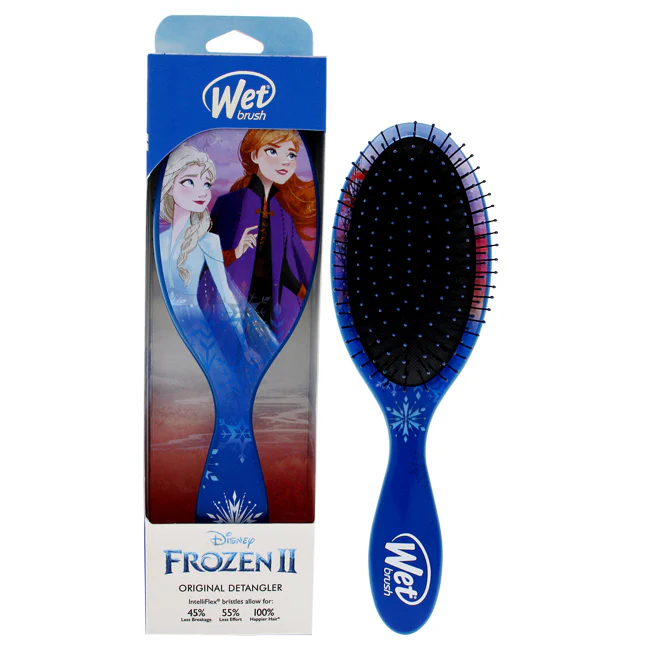 Wet Brush Original Detangler Disney Frozen II Brush - Sisters by Wet Brush for Unisex - 1 Pc Hair Brush - Olabens