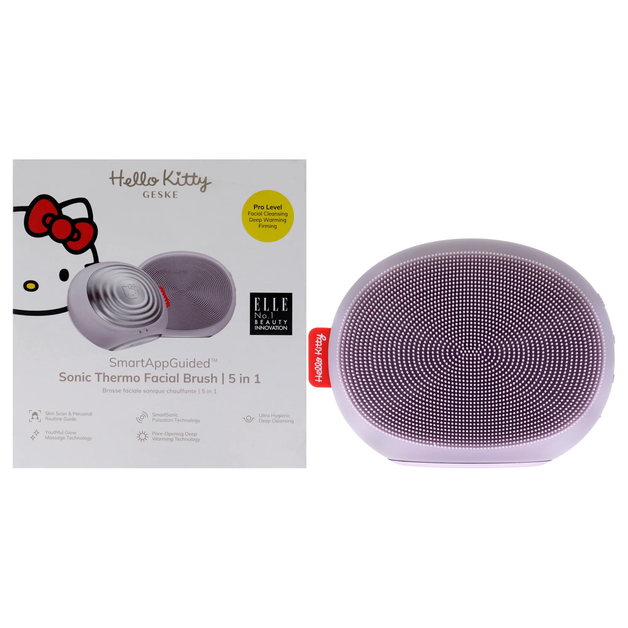 Hello Kitty Sonic Thermo Facial Brush 5 in 1 - Purple by Geske for Women - 1 Pc Brush - Olabens