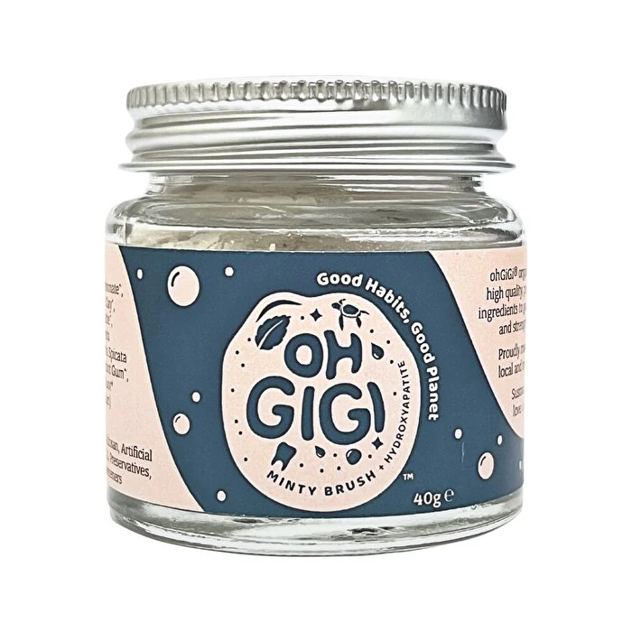 OhGiGi ohGiGi Tooth Powder + Hydroxyapatite Minty Brush 40g - Olabens