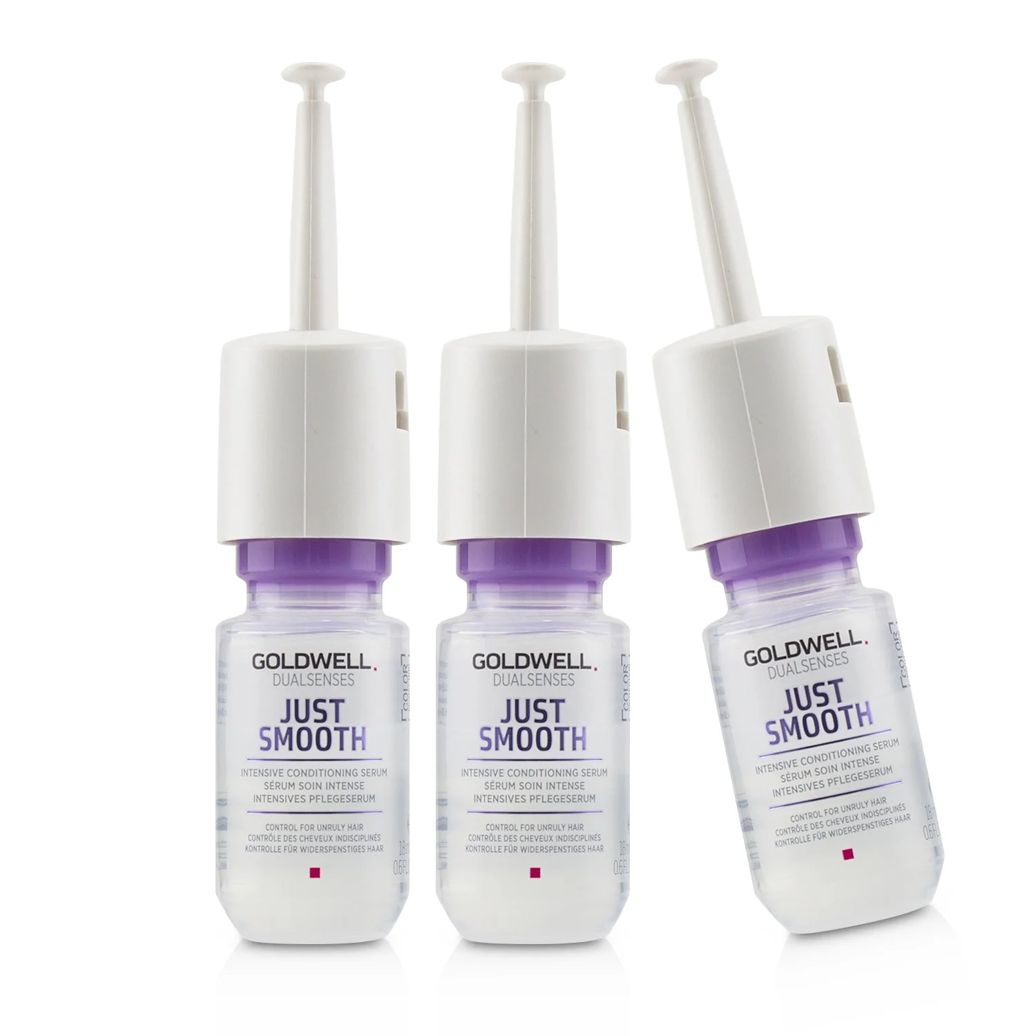 Goldwell Dual Senses Just Smooth Intensive Conditioning Serum (Control For Unruly Hair)  12x18ml/0.6oz - Olabens