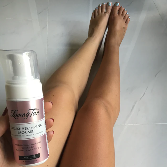 Loving Tan Deluxe Bronzing Mousse Ultra Dark for Self Tan 120ml - Olabens