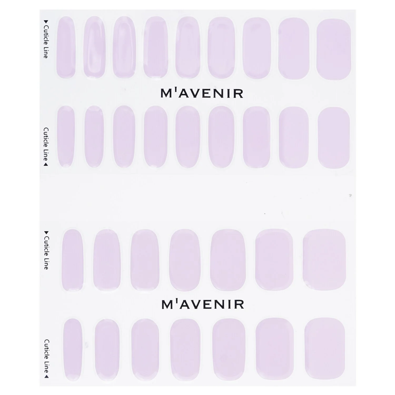 Mavenir Nail Sticker (Purple) - # Mystic Purple Nail  32pcs - Olabens