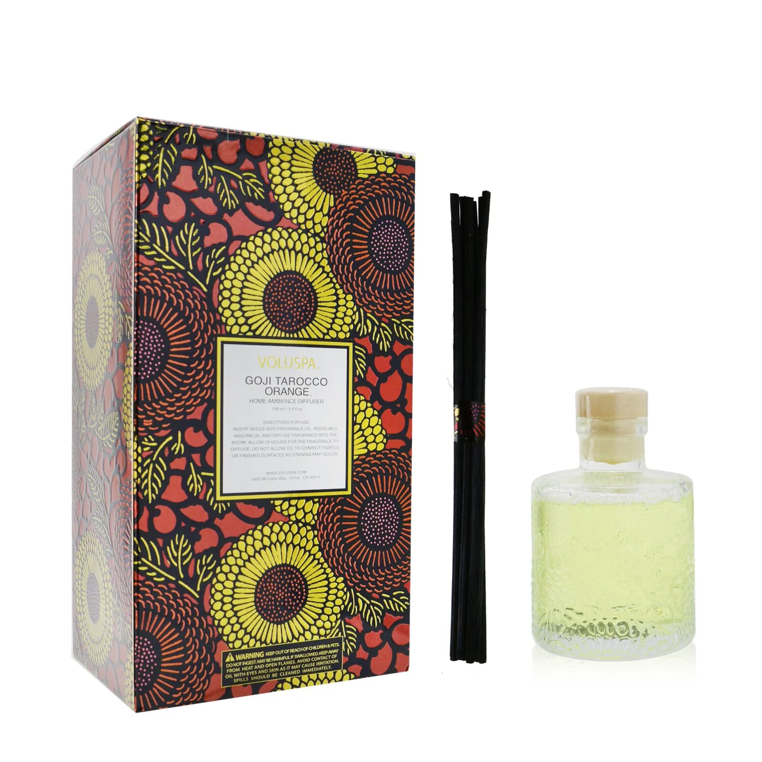 Voluspa Reed Diffuser - Goji Tarocco Orange  100ml/3.4oz - Olabens