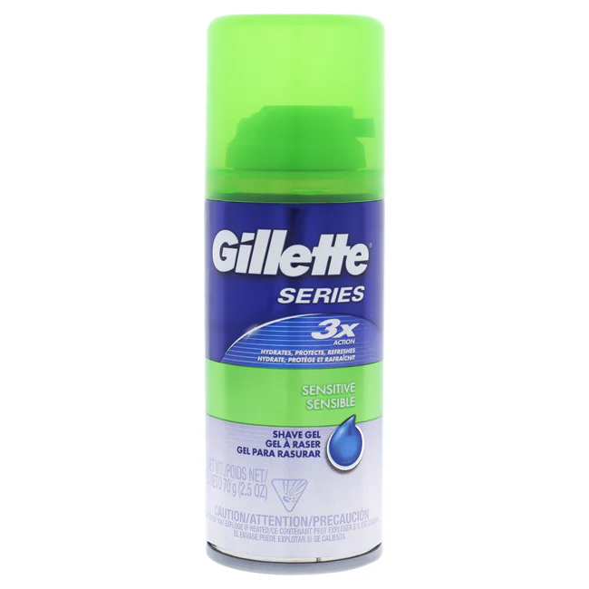 Gillette Series Sensitive Shave Gel by Gillette for Men - 2.5 oz Shave Gel - Olabens