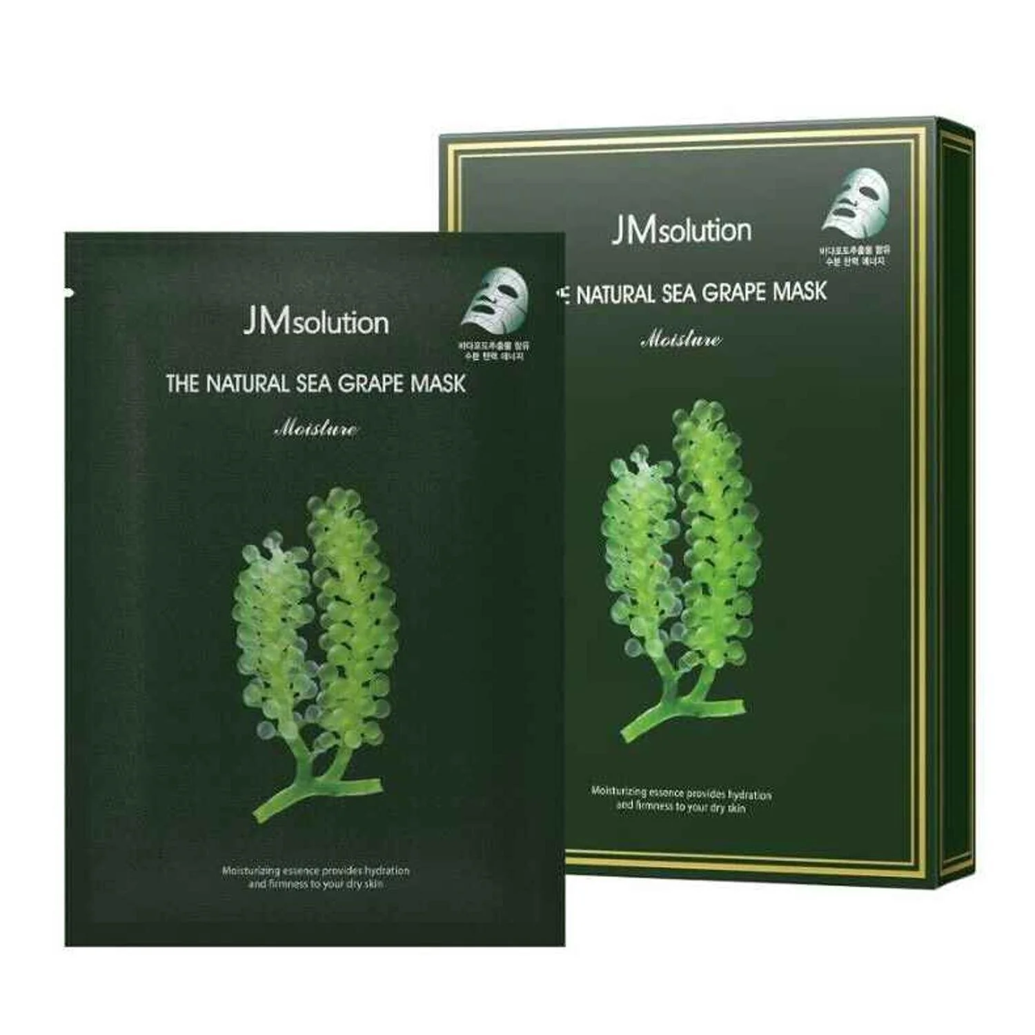 JM Solution The Natural Sea Grape Mask Moisture  10pcs - Olabens