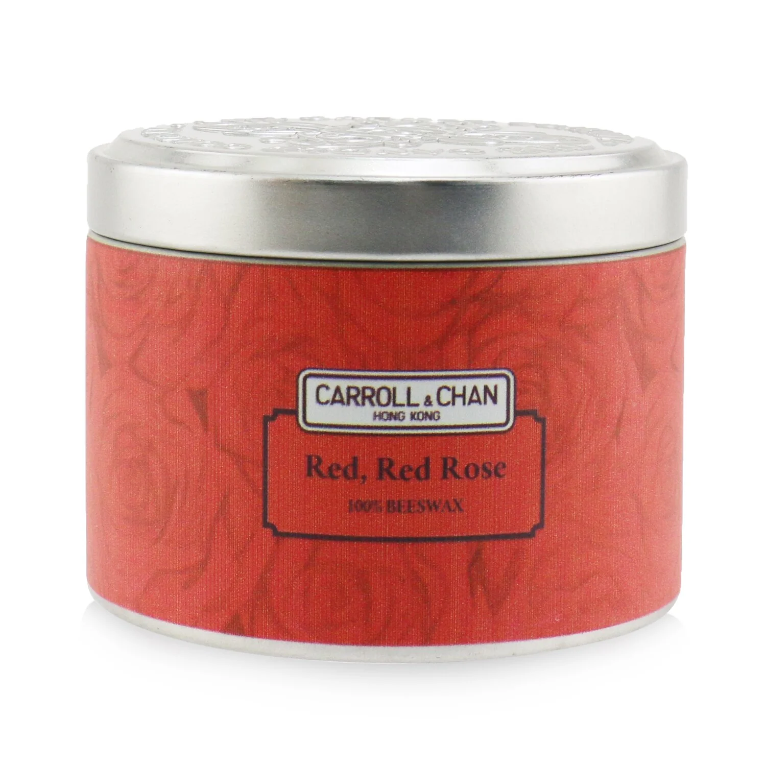 Carroll & Chan 100% Beeswax Tin Candle - Red Red Rose  (8x6) cm - Olabens
