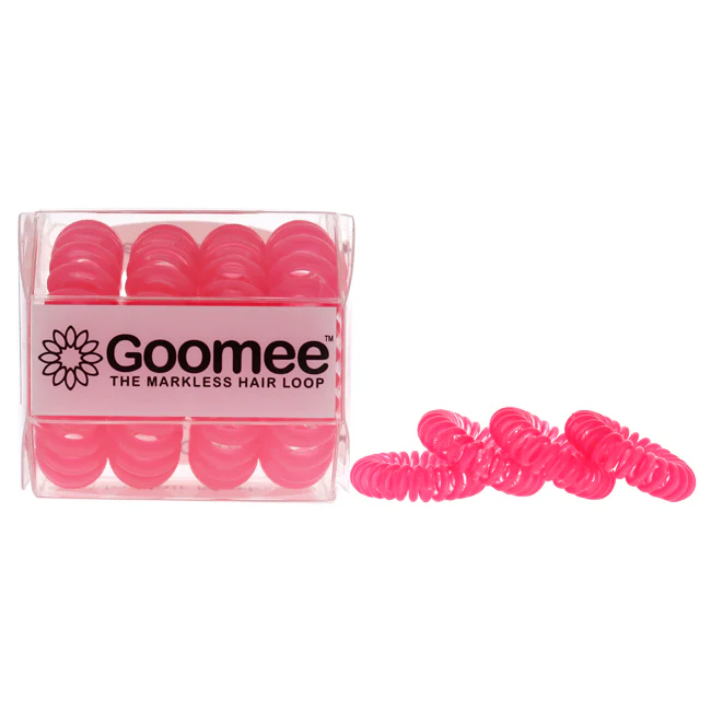 The Markless Hair Loop Set - PCH Pink by Goomee for Women - 4 Pc Hair Tie - Olabens