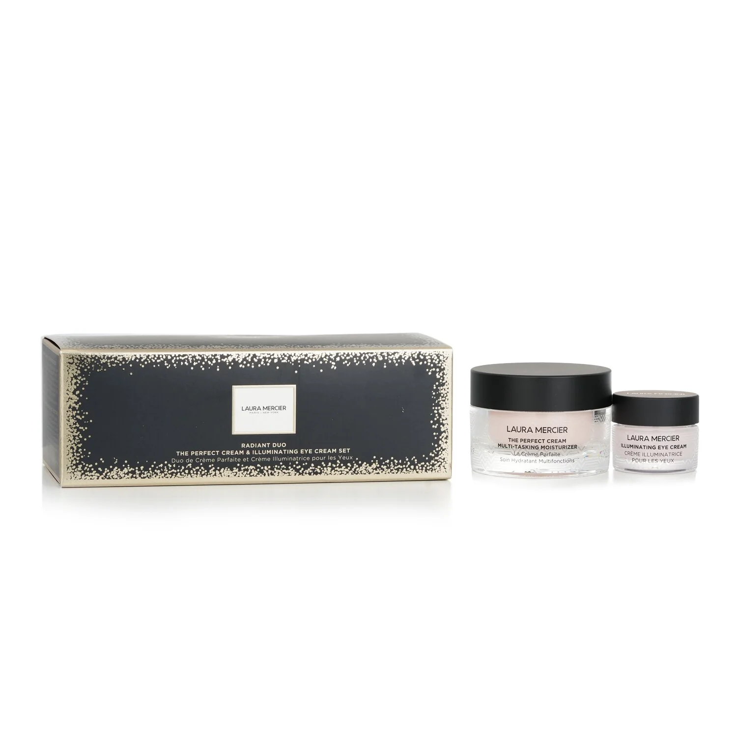 Laura Mercier The Perfect Cream & Illuminating Eye Cream Set: The Perfect Cream Multi-Tasking Moisturizer + Illuminating Eye Cream  2pcs - Olabens