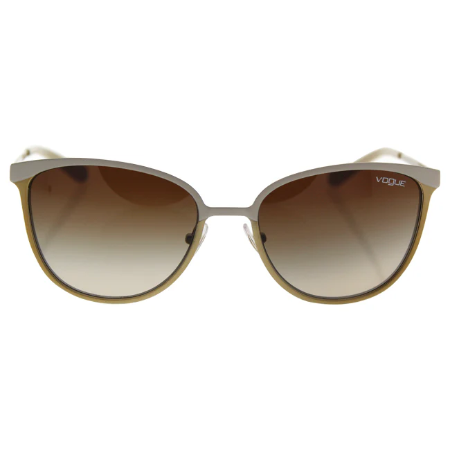 Vogue VO4002S 996-S-13 - Matte Beige Brushed Gold-Brown Gradient by Vogue for Women - 55-18-135 mm Sunglasses - Olabens