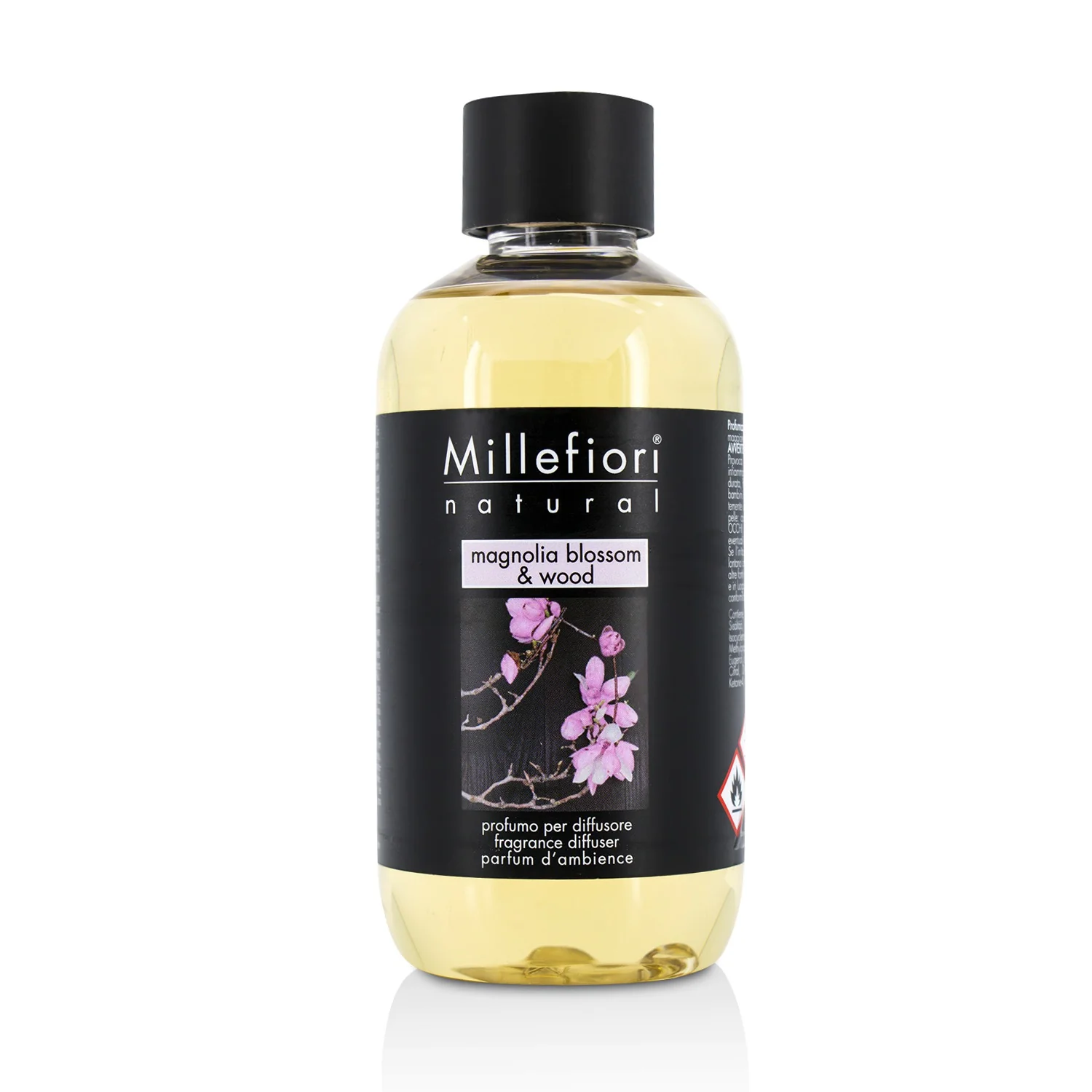 Millefiori Natural Fragrance Diffuser Refill - Magnolia Blossom & Wood  250ml/8.45oz - Olabens