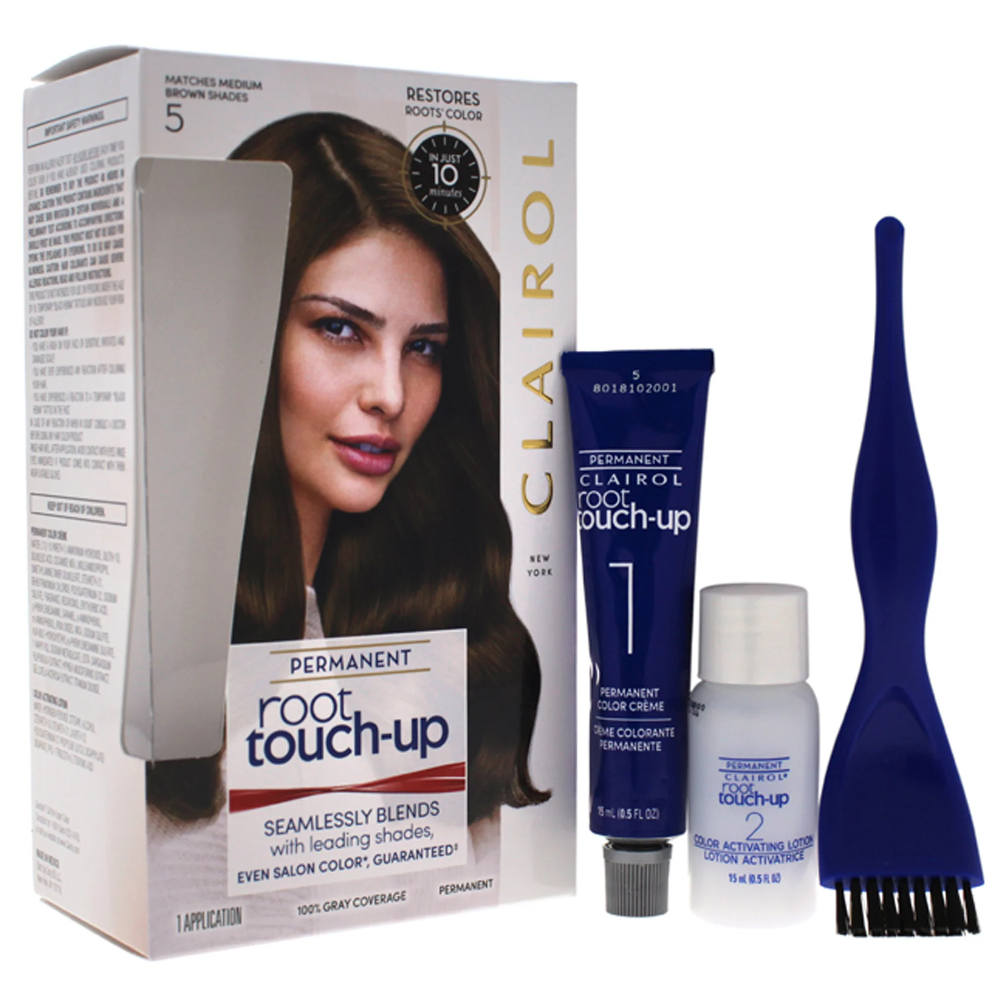 Clairol Nice n Easy Root Touch-Up Permanent Color - 5 Medium Brown by Clairol for Women - 1 Application Hair Color - Olabens