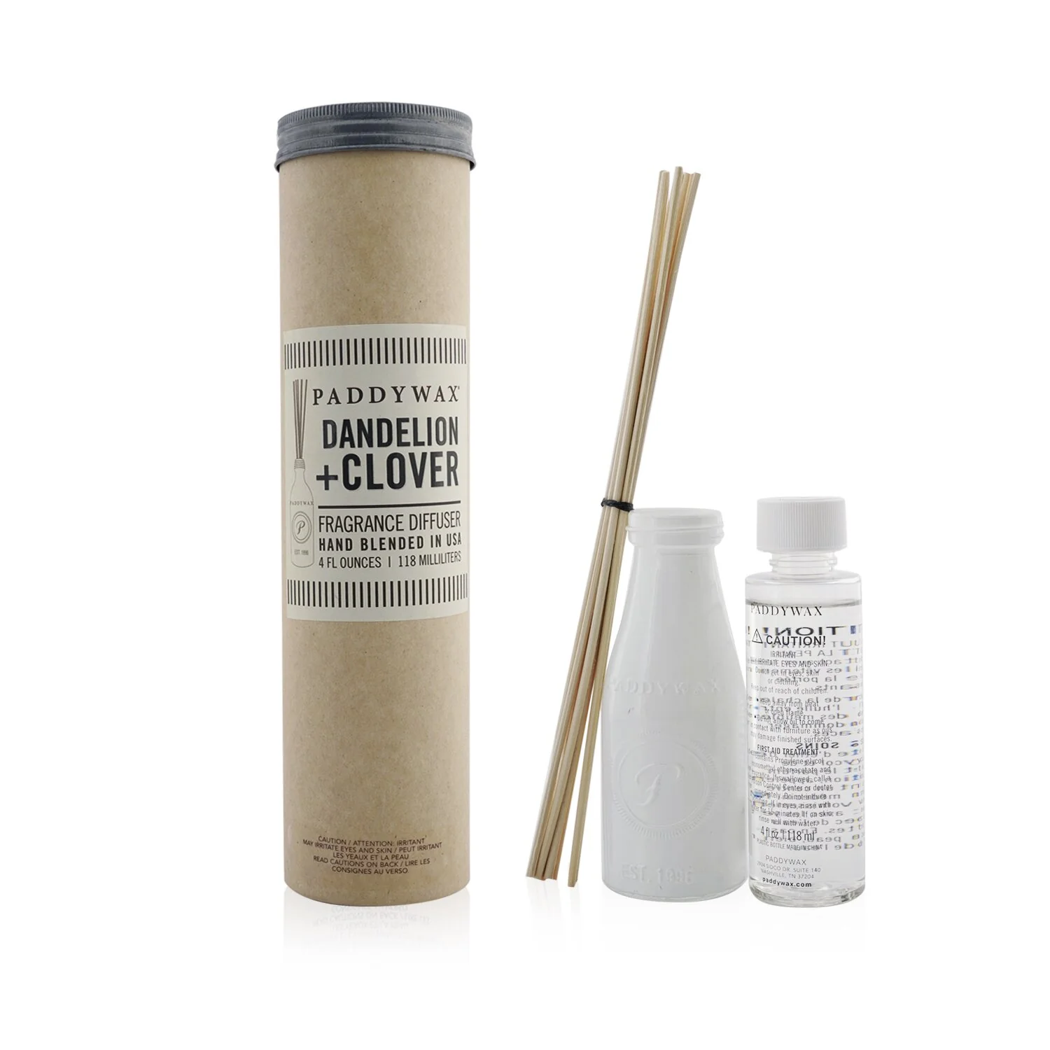 Paddywax Relish Diffuser - Dandelion + Clover  118ml/4oz - Olabens