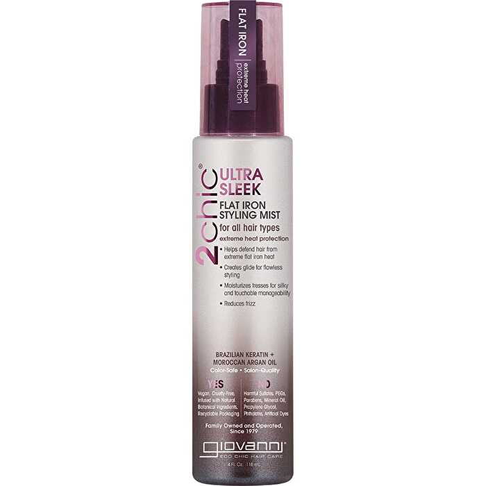 Giovanni Styling Mist Flat Iron 2chic Ultra Sleek All Hair 118ml - Olabens