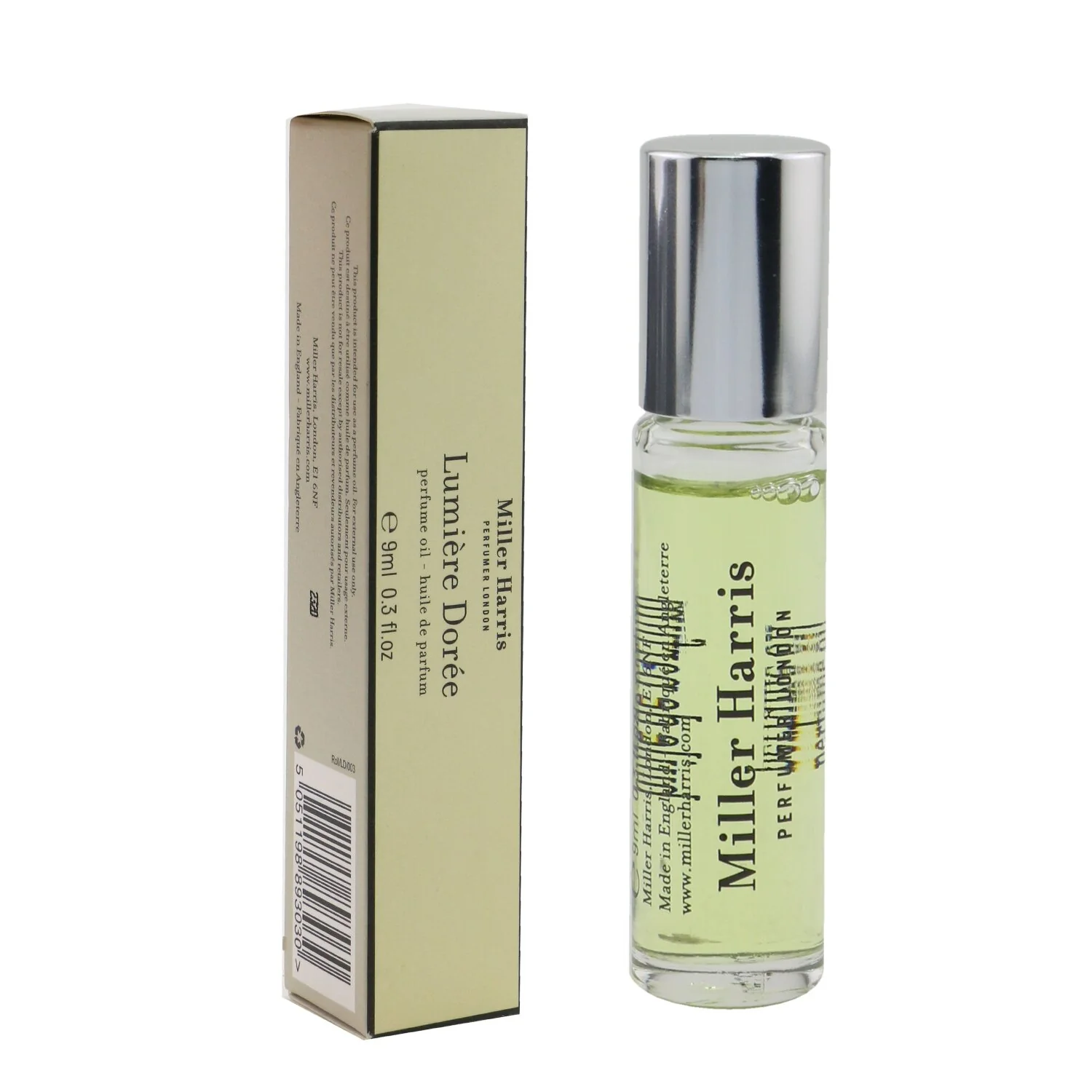 Miller Harris Lumiere Doree Perfume Oil  9ml/0.3oz - Olabens