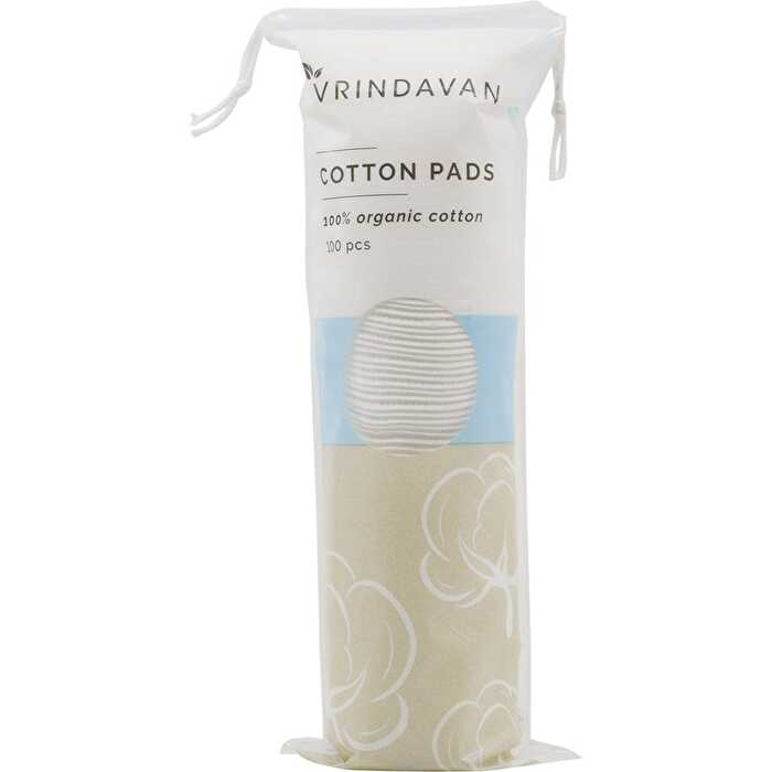 Vrindavan Organic Cotton Pads 100pcs - Olabens