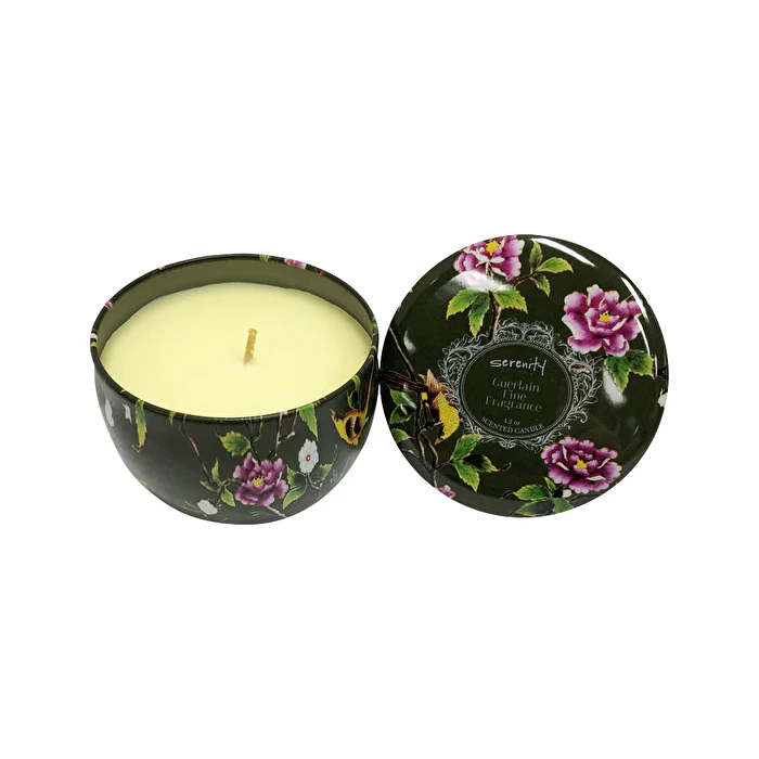 SaltCo Floral Botanic Candle Mini Tin Guerlain 120g - Olabens