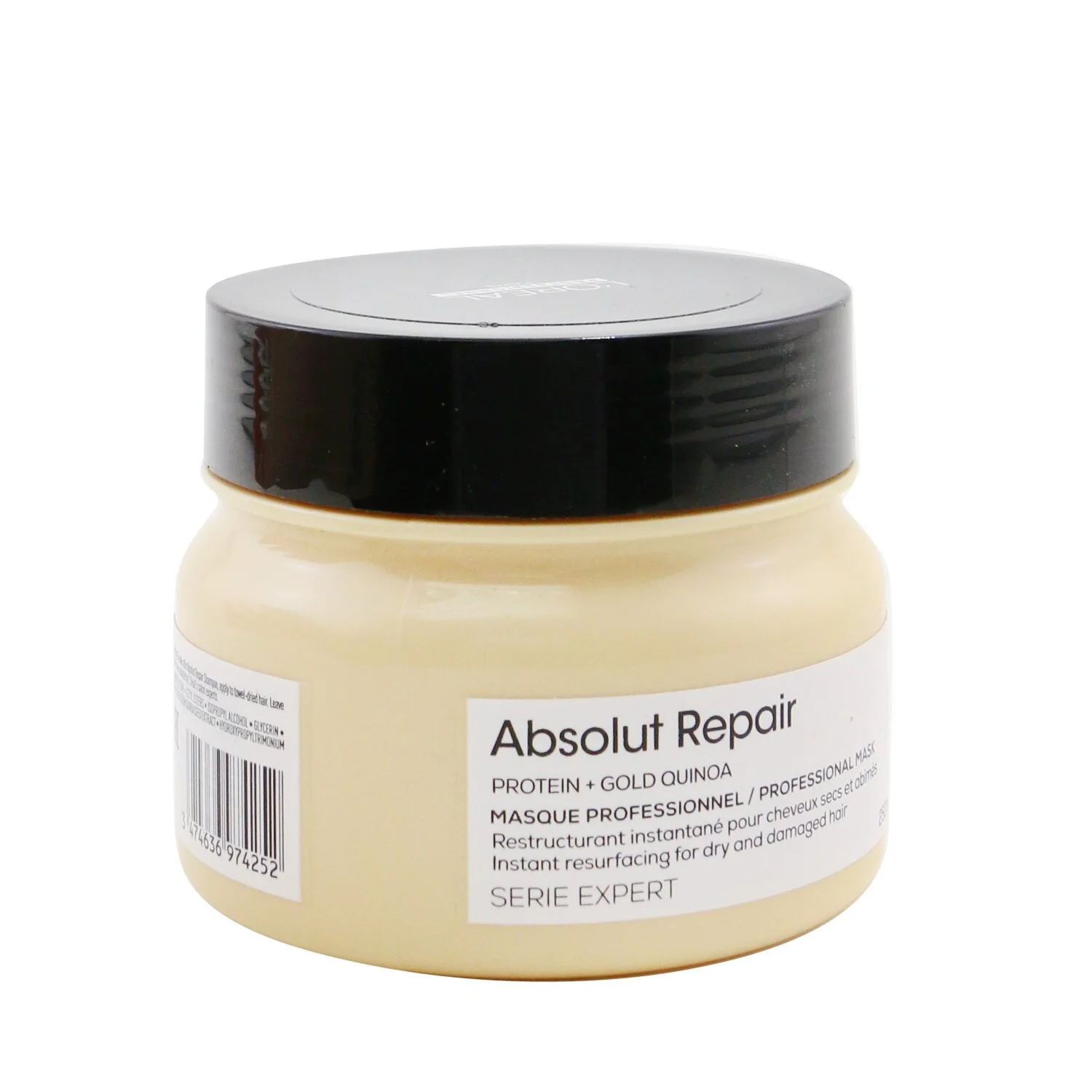 L'Oreal Professionnel Serie Expert - Absolut Repair Gold Quinoa + Protein Instant Resurfacing Mask (For Dry and Damaged Hair)  500ml/16.9oz - Olabens