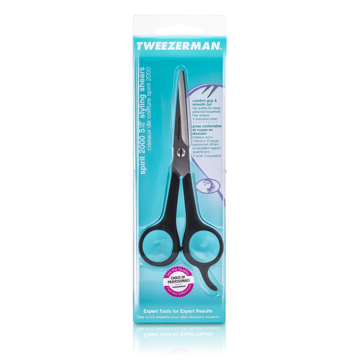 Tweezerman Spirit 2000 Styling Shears (Sharp Precise Cutting Blades) - Olabens