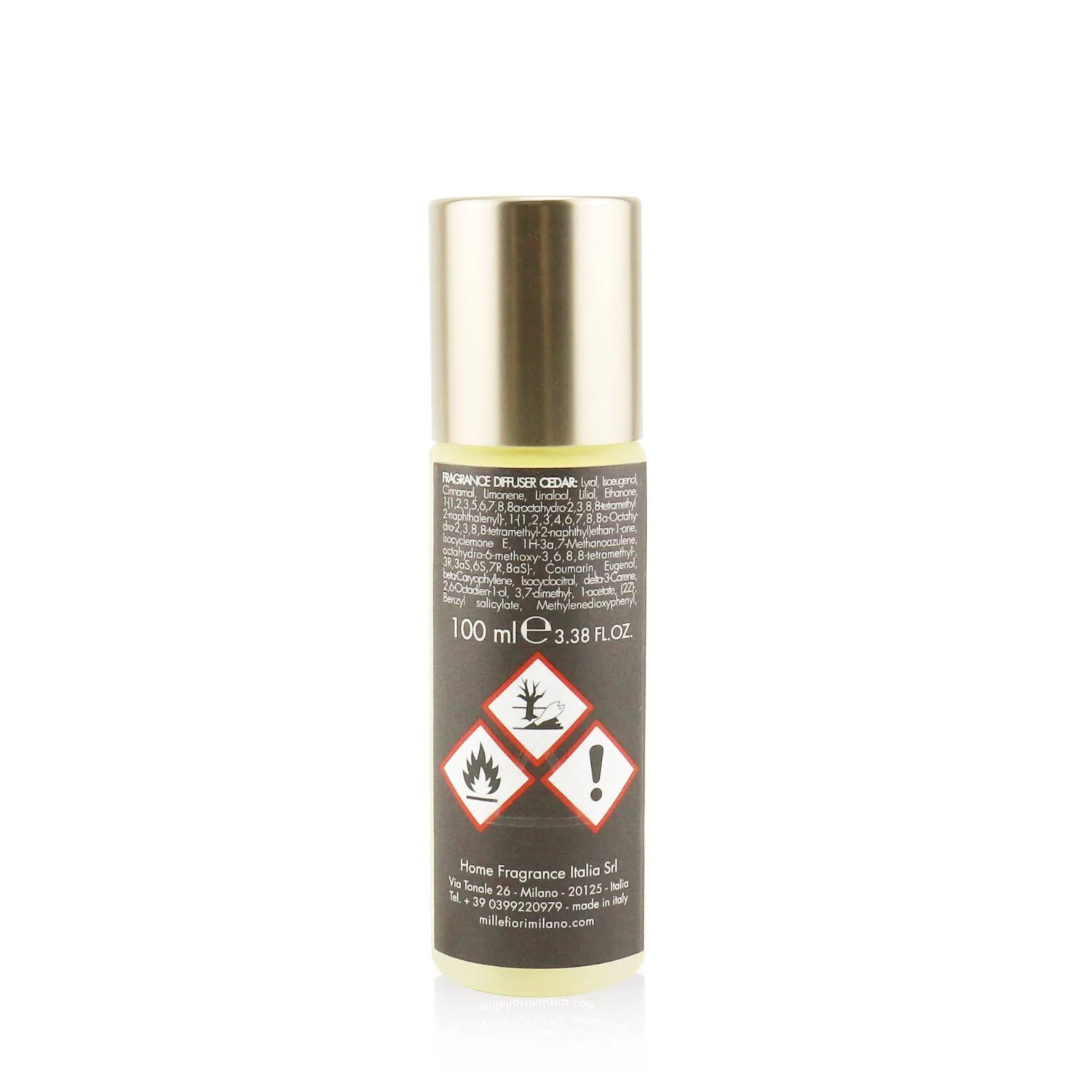 Millefiori Selected Fragrance Diffuser - Cedar  100ml/3.4oz - Olabens