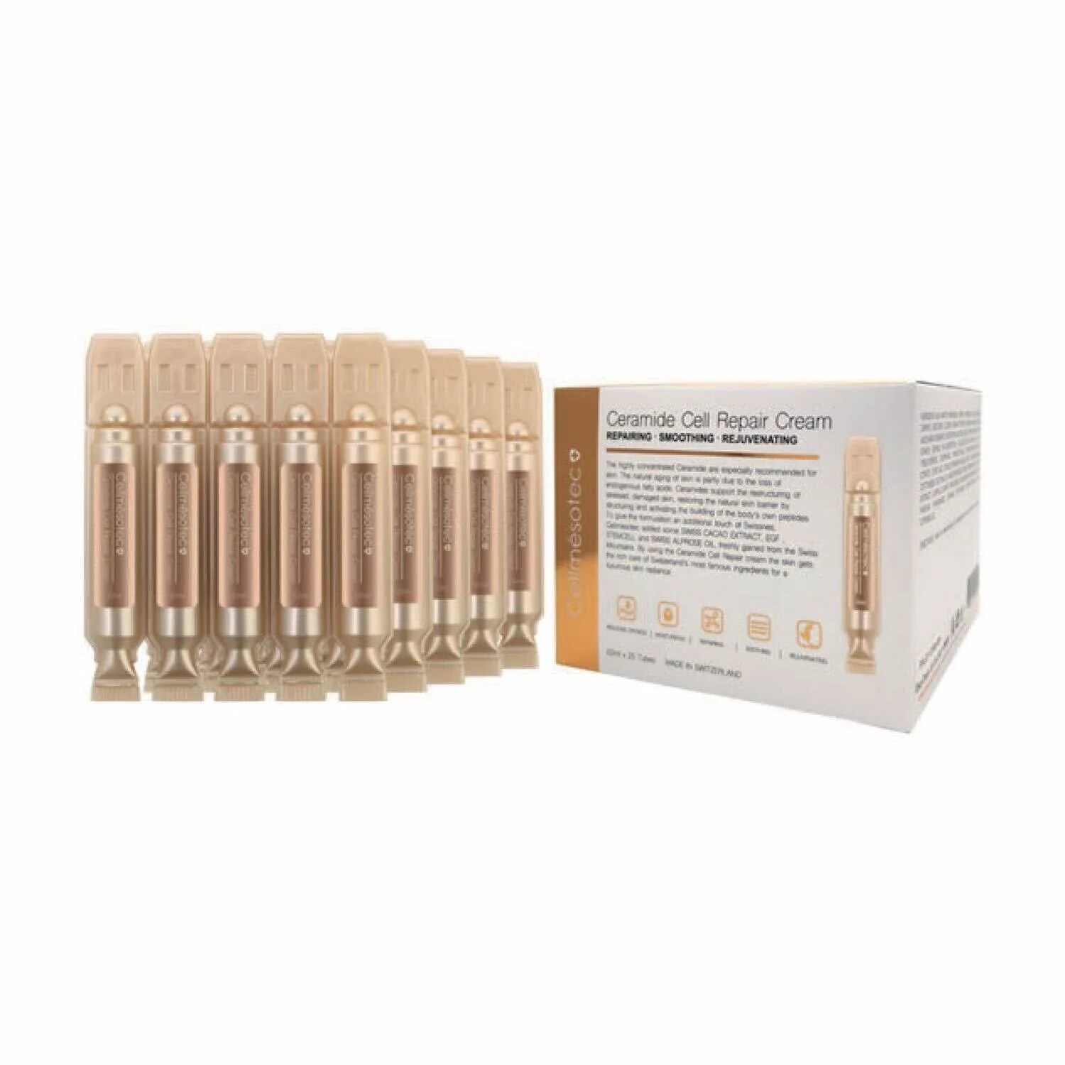Cellmesotec Cellmesotec - Ceramide Cell Repair Cream (Hydrating, Brightening, Reducing Fine Lines) (2ml Ampoule/25 Ampoule per Box) CM002 - Olabens