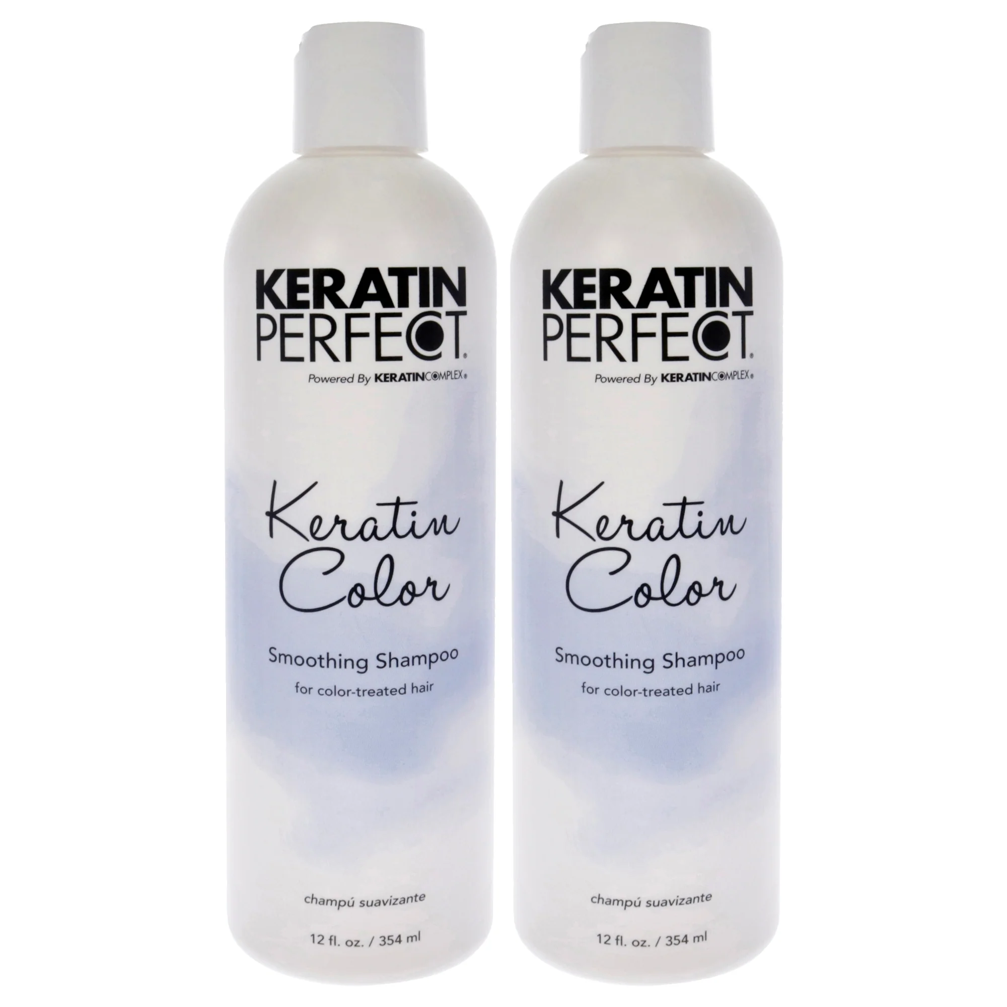 Keratin Color Shampoo by Keratin Perfect for Unisex - 12 oz Shampoo - Pack of 2 - Olabens