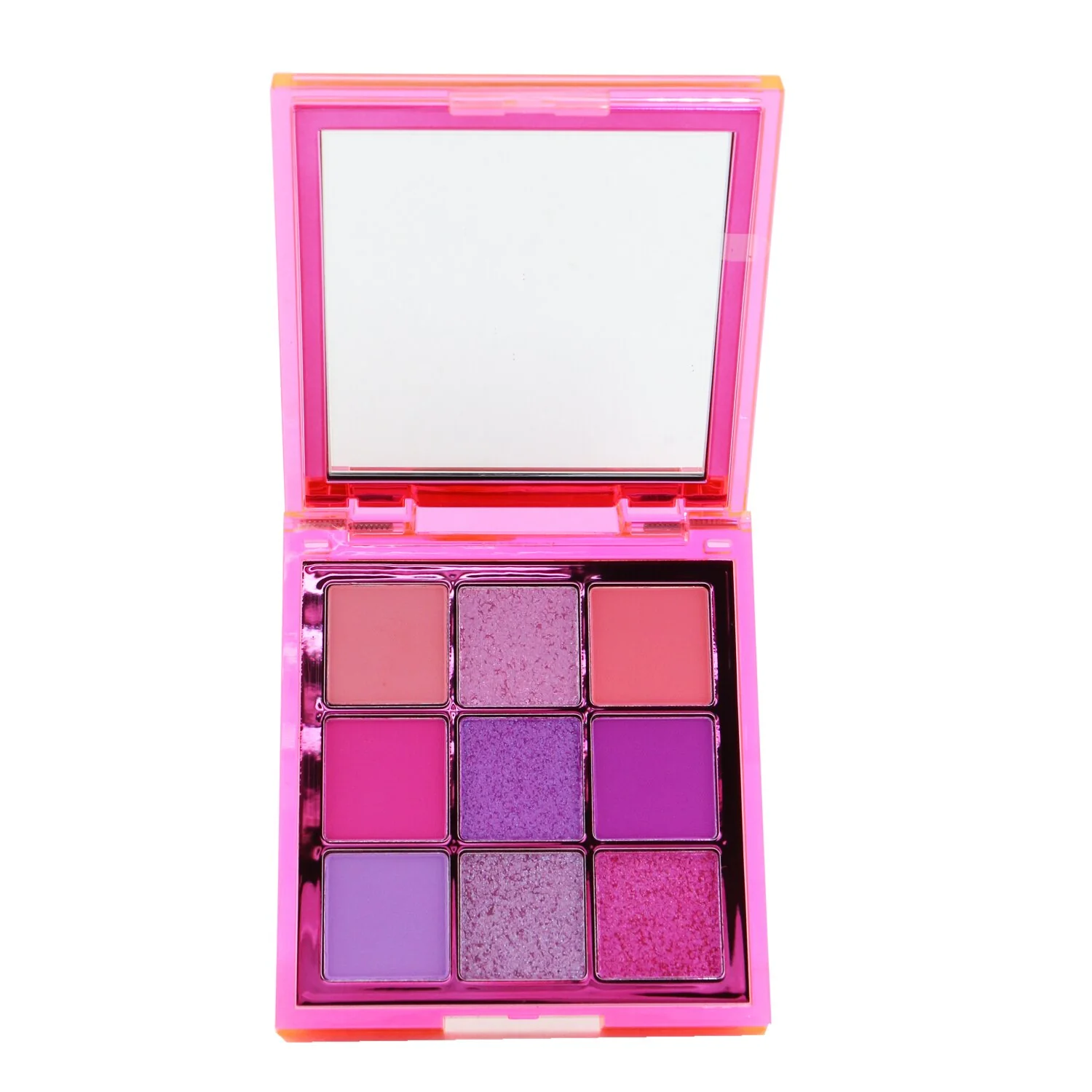 Huda Beauty Neon Obsessions Pressed Pigment Eyeshadow Palette (9x Eyeshadow) - # Neon Pink  9x1.1g/0.038oz - Olabens