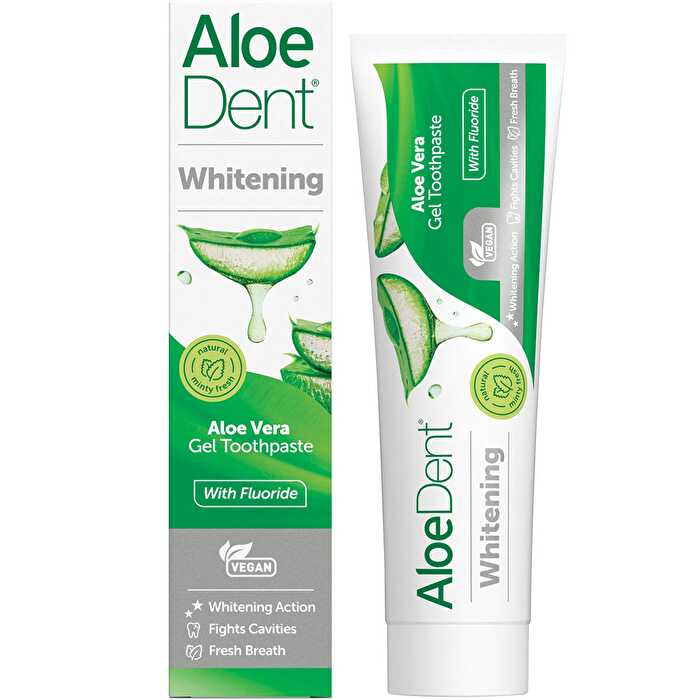 Aloe Dent Toothpaste Whitening with Fluoride 100ml - Olabens