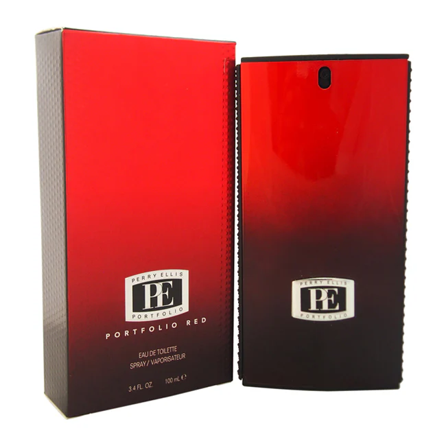 Perry Ellis Portfolio Red by Perry Ellis for Men - 3.4 oz EDT Spray - Olabens