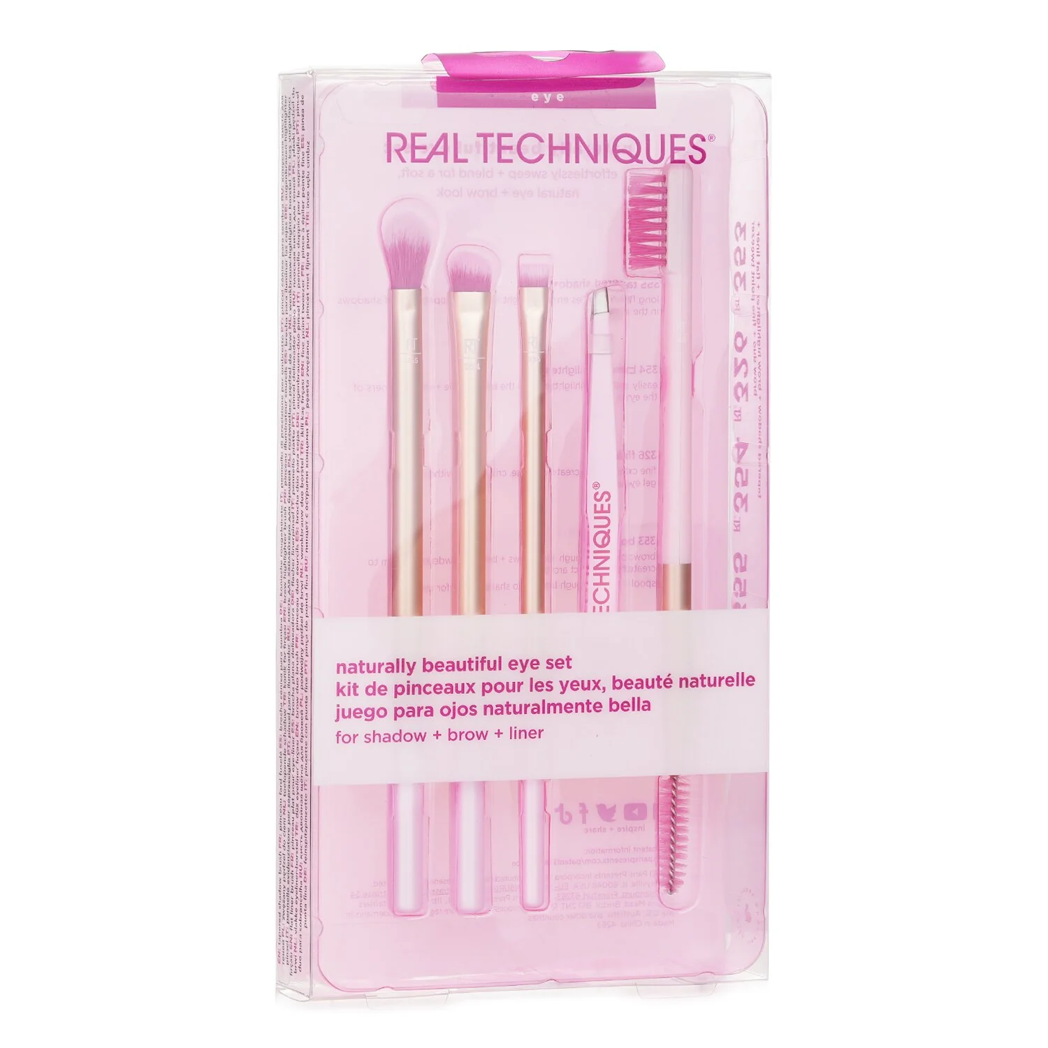 Real Techniques Naturally Beautiful Eye Set  5pcs/box - Olabens