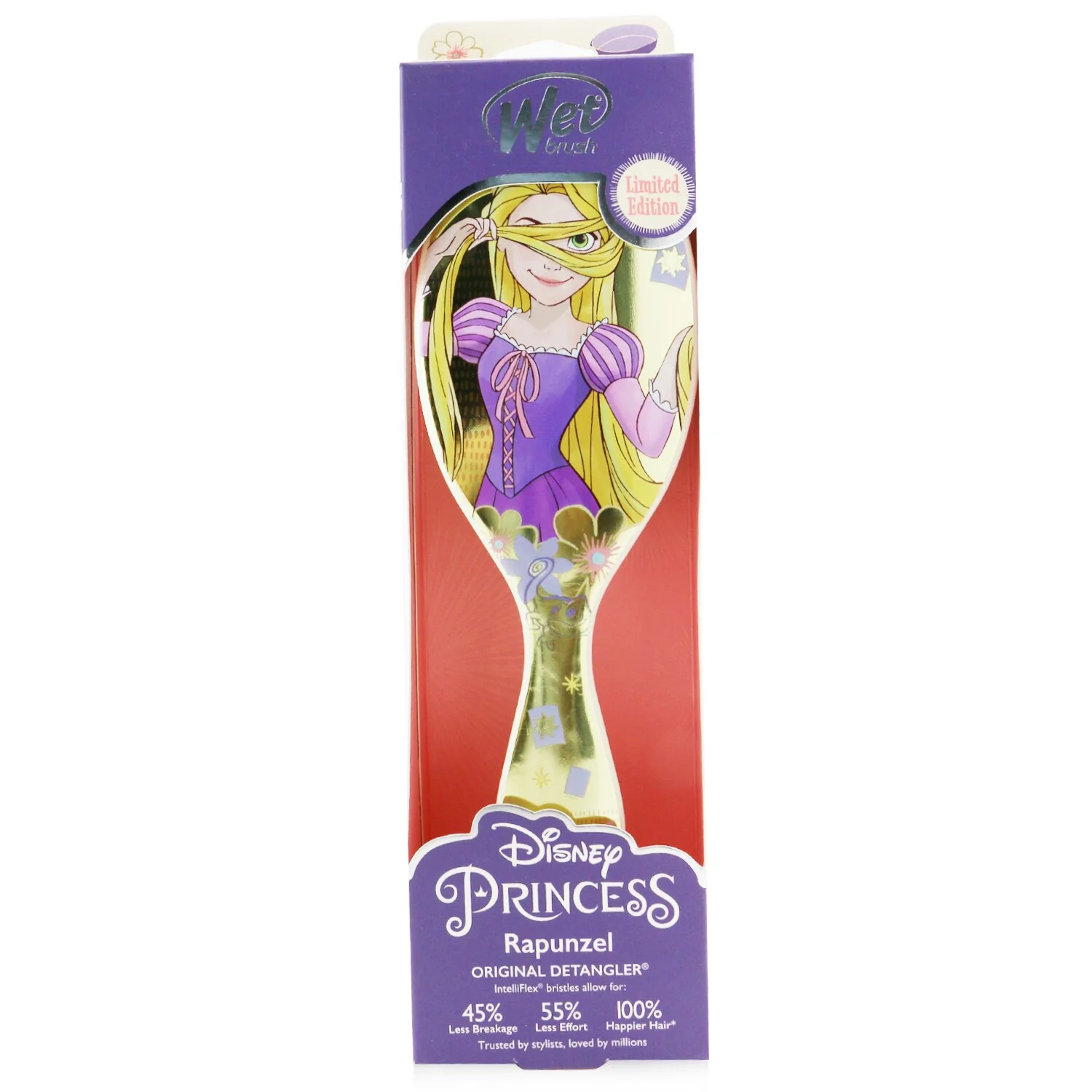 Wet Brush Original Detangler Princess Wholehearted - # Rapunzel Silver (Limited Edition)  1pc - Olabens