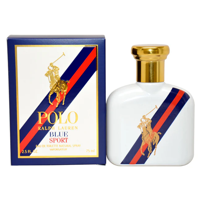 Ralph Lauren Polo Blue Sport by Ralph Lauren for Men - 2.5 oz EDT Spray - Olabens