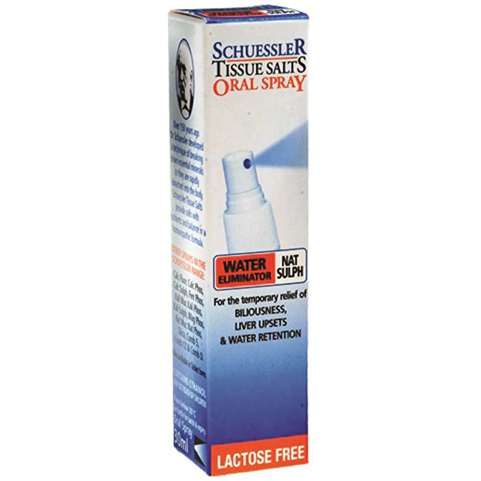Martin & Pleasance Schuessler Tissue Salts Nat Sulph (Water Eliminator) Spray 30ml - Olabens