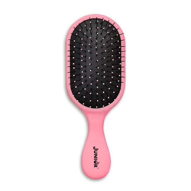 NuWay 4Hair Junior Detangling Brush - Pink by NuWay 4Hair for Unisex - 1 Pc Hair Brush - Olabens