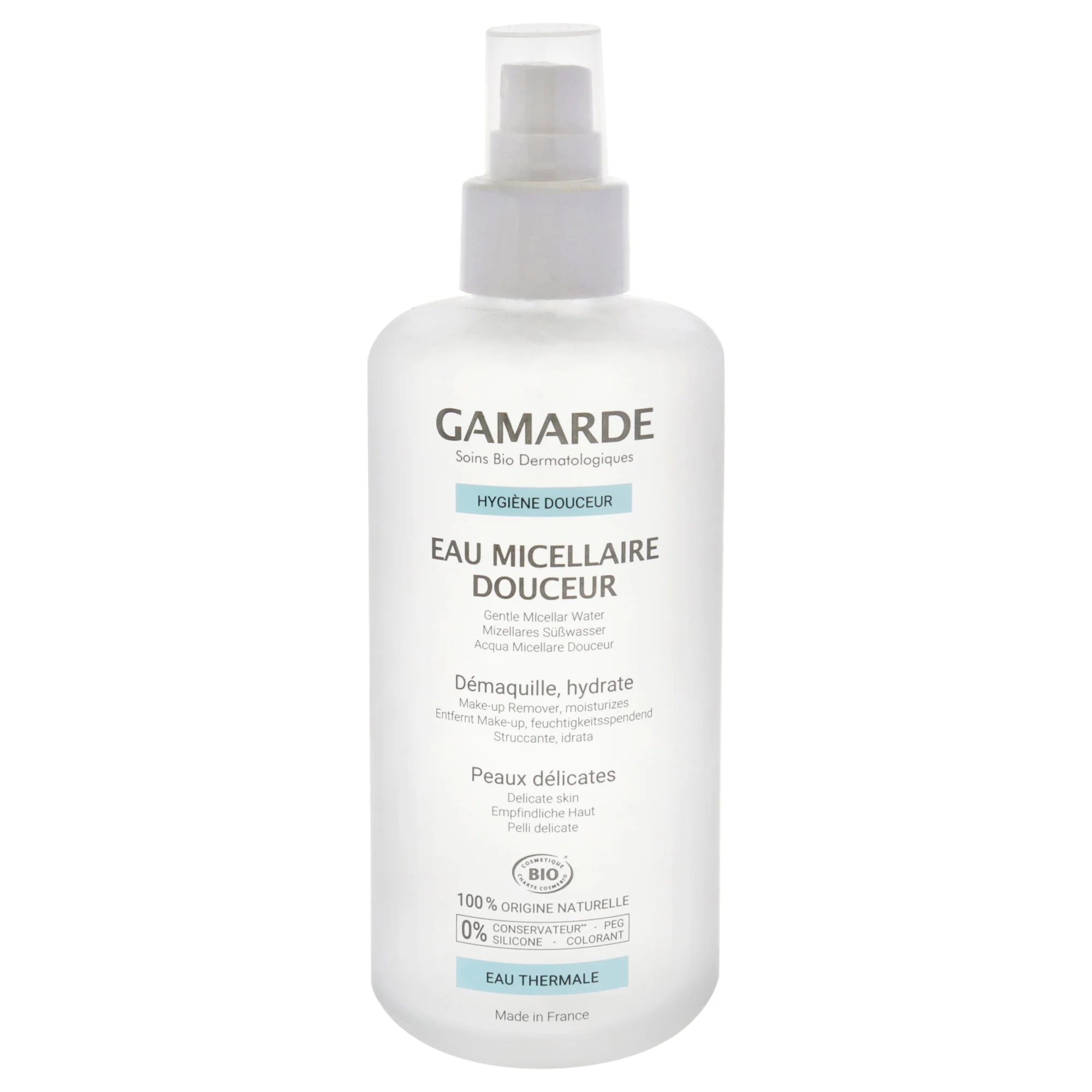 Gentle Micellar Water Make-up Remover by Gamarde for Women - 6.76 oz Makeup Remover - Olabens