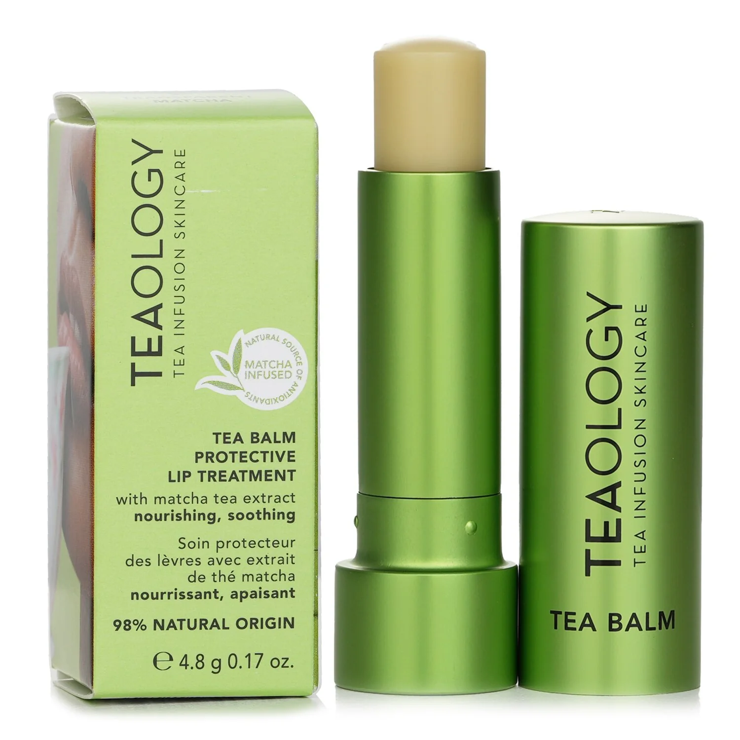 Teaology Transparent Matcha Tea Lip Balm  4.8g/0.17oz - Olabens
