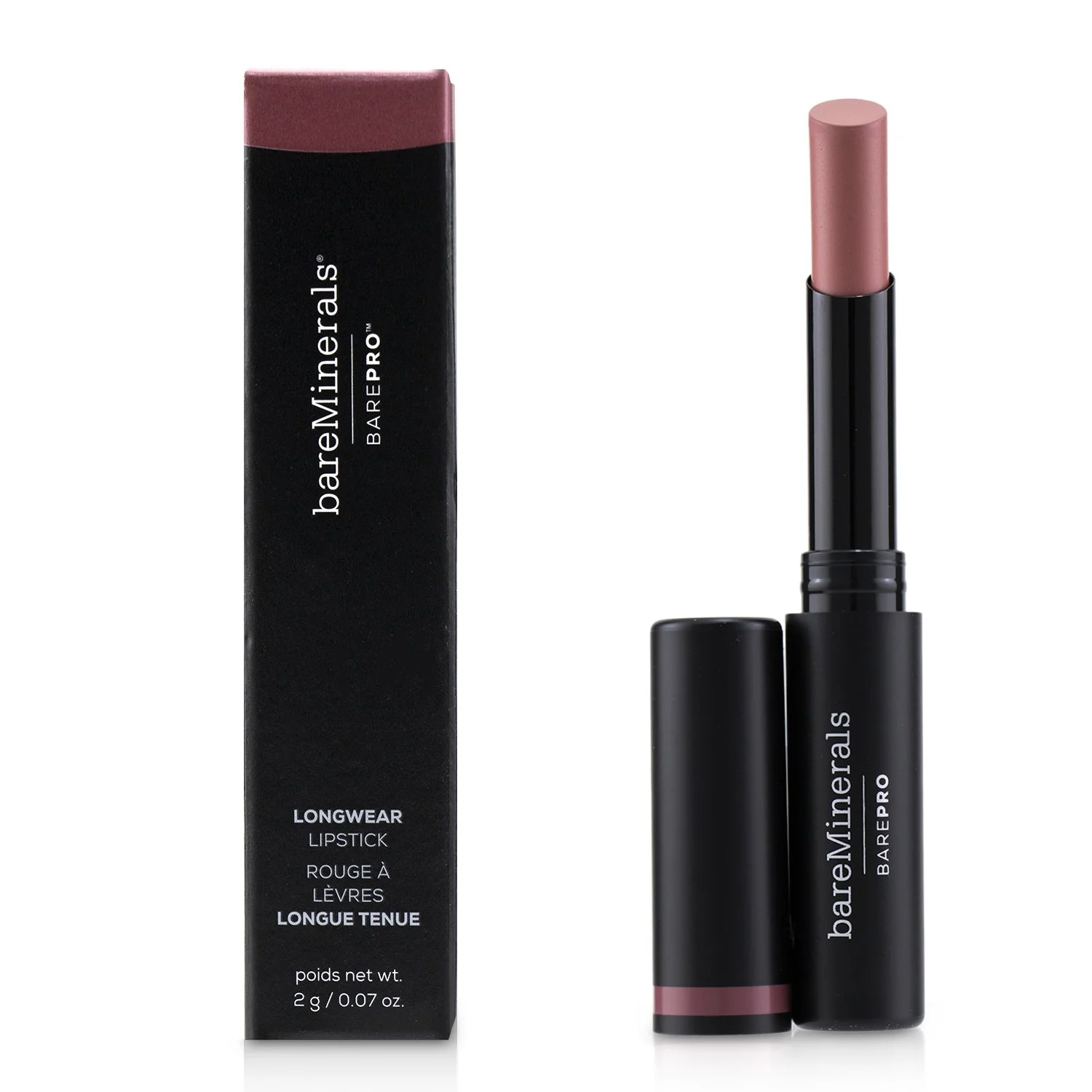 BareMinerals BarePro Longwear Lipstick - # Petal  2g/0.07oz - Olabens