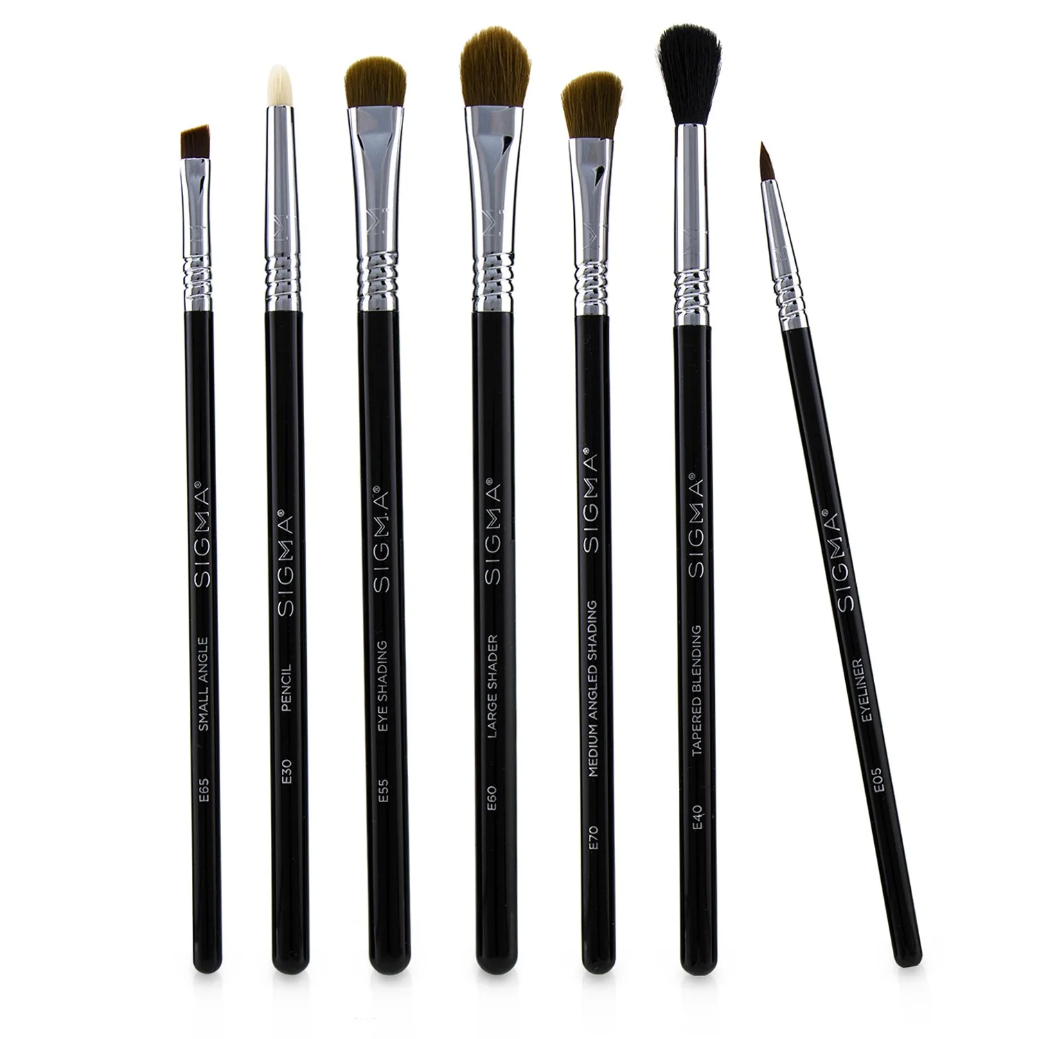 Sigma Beauty Basic Eyes Brush Set  7pcs - Olabens