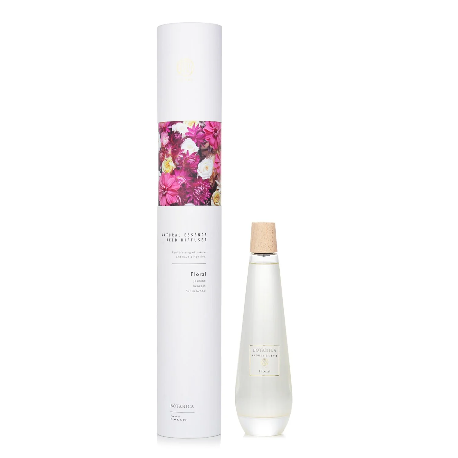 Botanica Shizen Natural Essence Reed Diffuser - Floral  300ml/10.14oz - Olabens