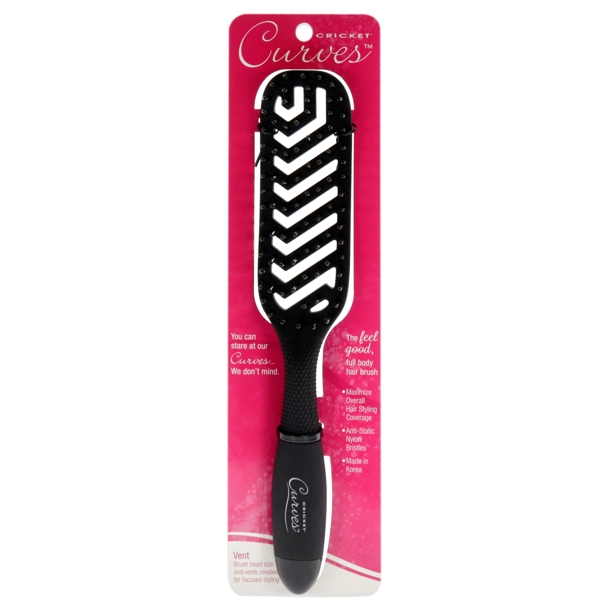 Curves Vent by Cricket for Unisex - 1 Pc Hair Brush - Olabens