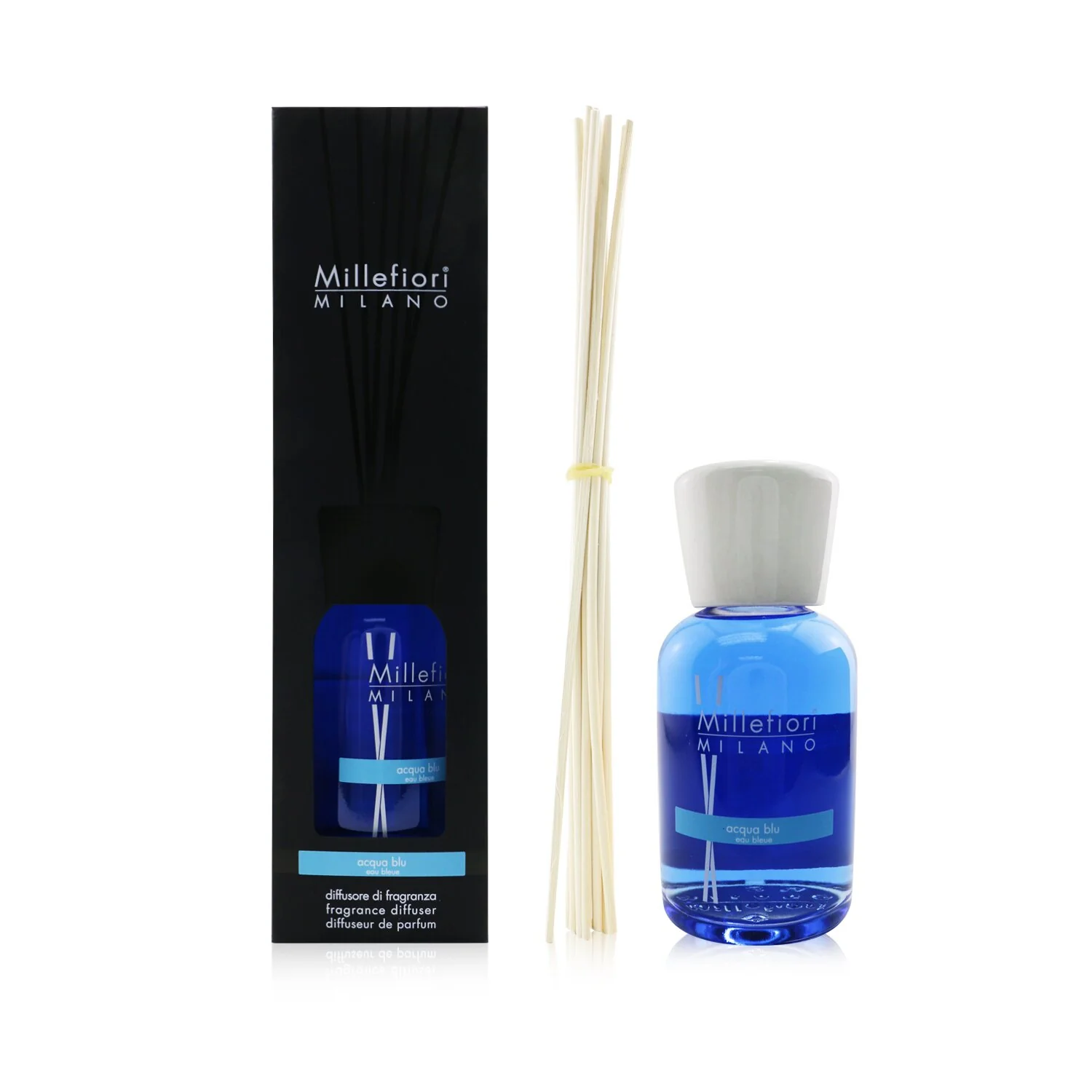 Millefiori Natural Fragrance Diffuser - Acqua Blu  500ml/16.9oz - Olabens