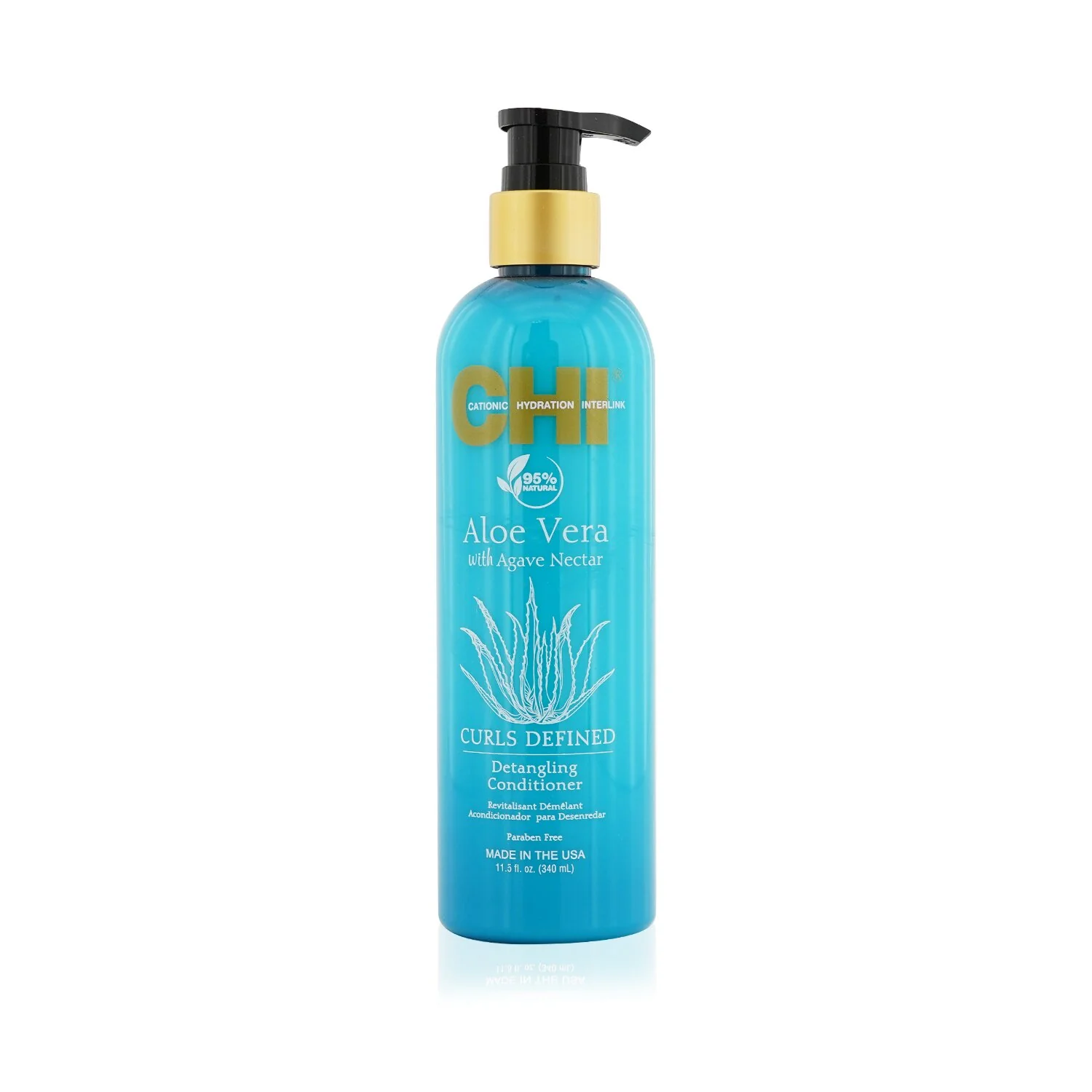 CHI Aloe Vera with Agave Nectar Curls Defined Detangling Conditioner  340ml/11.5oz - Olabens