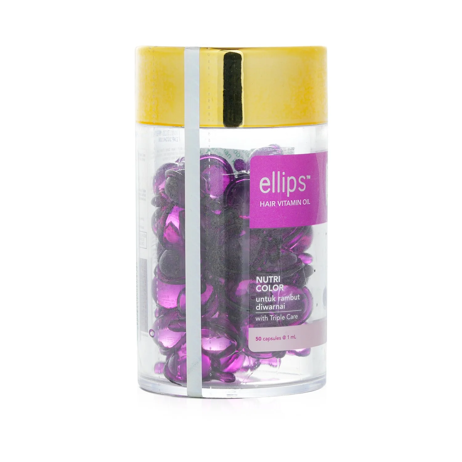 Ellips Hair Vitamin Oil -  Nutri Color  50capsules x1ml - Olabens