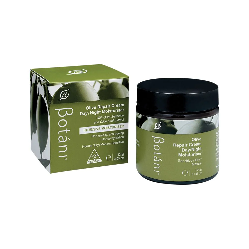 Botani Olive Repair Cream Day/Night Moisturiser 120g - Olabens