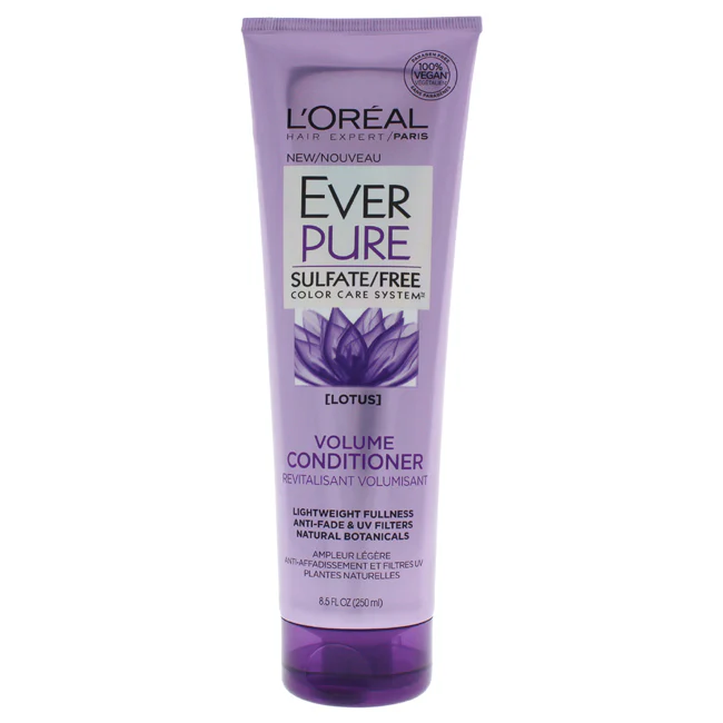 LOreal Paris EverPure Lotus Volume Conditioner by LOreal Paris for Unisex - 8.5 oz Conditioner - Olabens