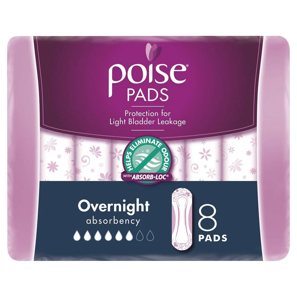 Poise Pads Overnight 8 - Olabens