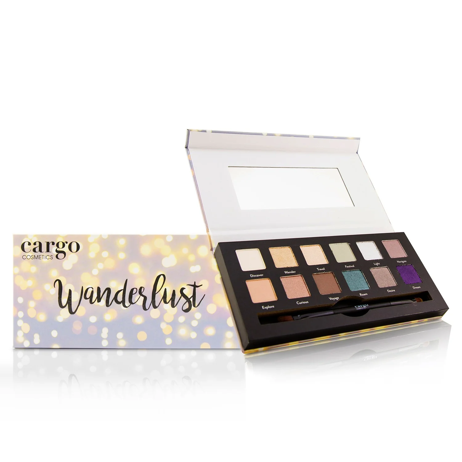 Cargo Wanderlust Eye Shadow Palette (12x Eye Shadow, 1x Shadow Brush)  12x0.8g/0.03oz - Olabens